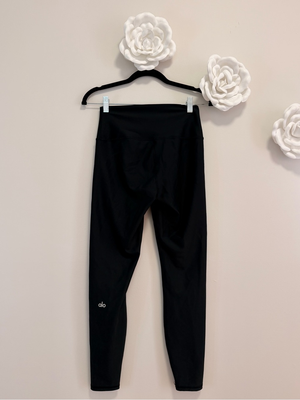 ALO Yoga Kids Black High-Waist Performance Leggings